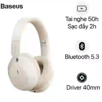 Tai nghe chụp tai Bluetooth Baseus Bass 35 Max 1